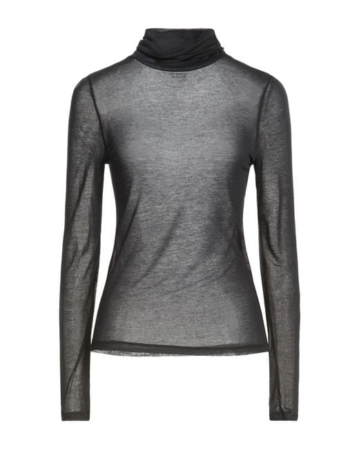 Majestic Filatures Black T-Shirt Modal, Cashmere