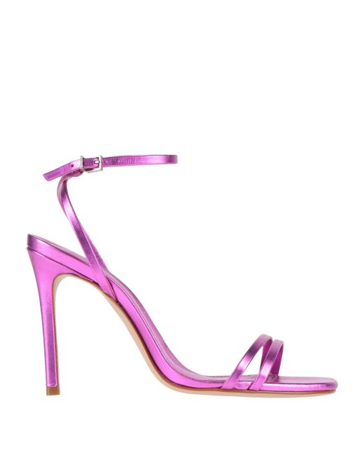 SCHUTZ SHOES Pink Sandals Leather