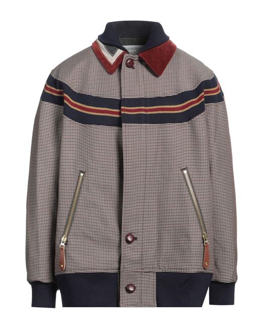 Kolor Brown Jacket Wool, Polyester for men