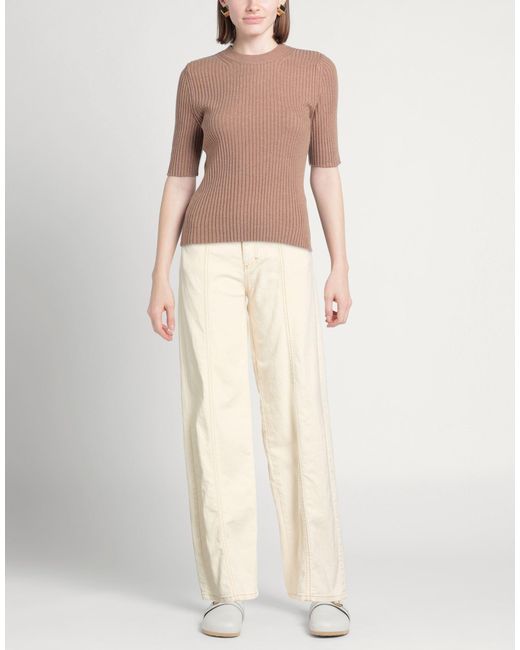 Please Natural Cream Jeans Cotton, Elastane
