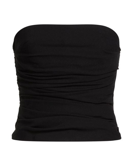 Moschino Black Top Acetate, Viscose
