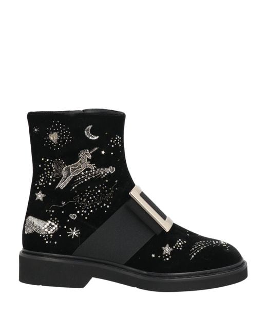 Roger Vivier Black Ankle Boots