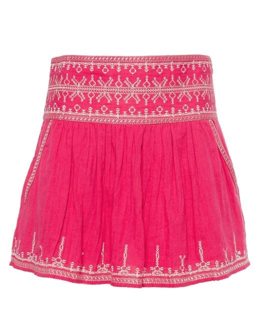 Mini-jupe Isabel Marant en coloris Pink