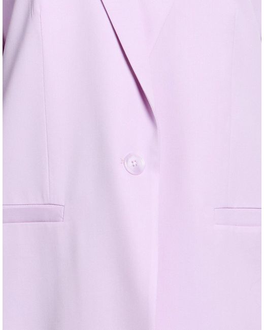 Dondup Purple Blazer Virgin Wool, Elastane