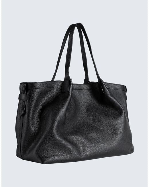 Serapian Black Handbag Soft Leather