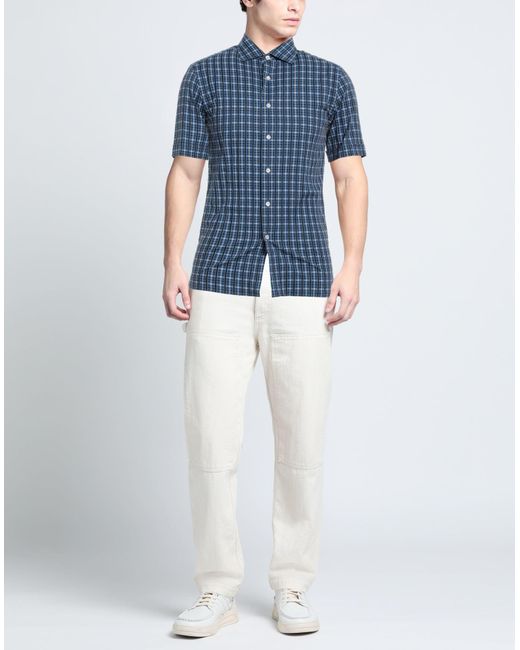 Camicia di Dunhill in Blue da Uomo