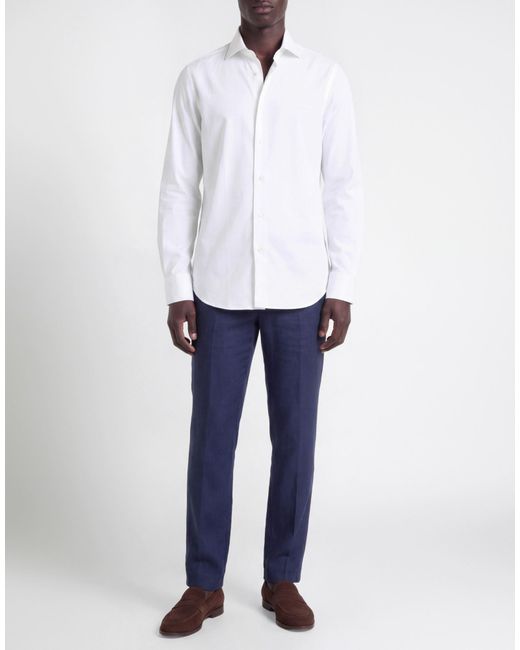 Kampos White Shirt Organic Cotton for men