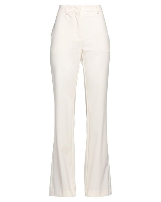 Semicouture White Trouser