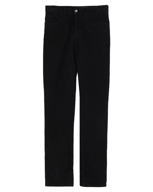 Dolce & Gabbana Black Charcoal Pants Cotton, Elastane for men