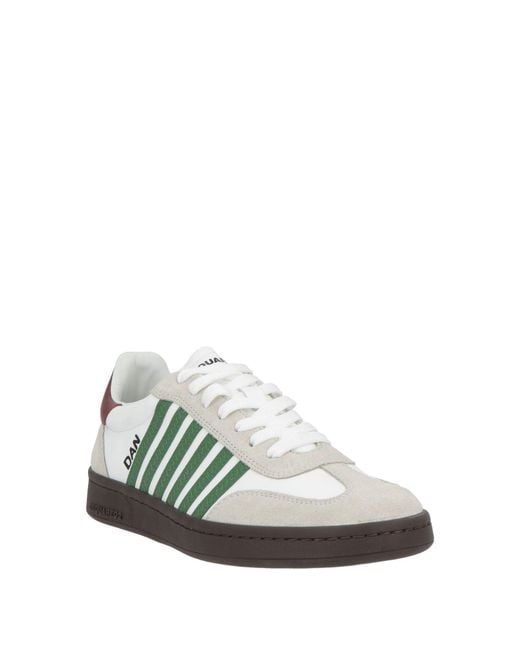 DSquared² Green Sneakers Leather for men