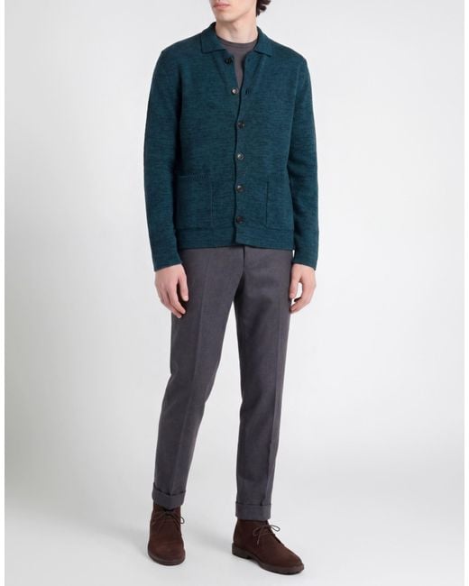 Zanone Green Cardigan for men