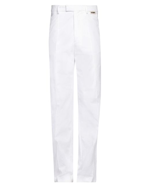 Vetements White Pants for men