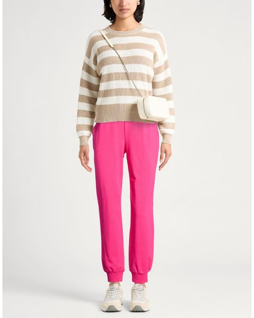 Liu Jo Pink Pants Cotton, Elastane