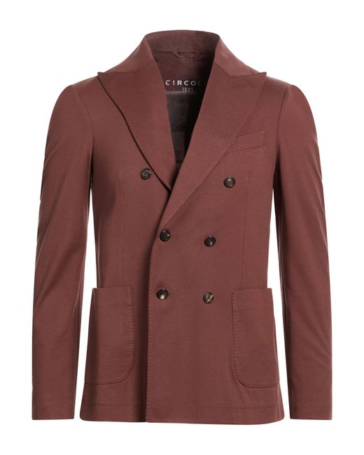 Circolo 1901 Brown Blazers for men
