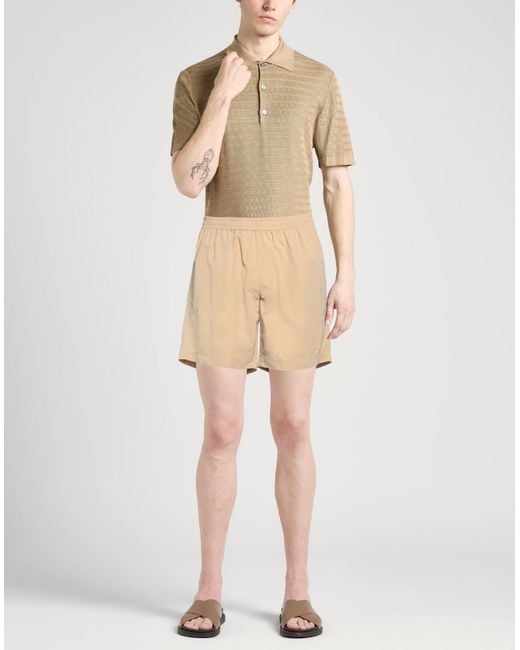Thom Browne Natural Shorts & Bermuda Shorts Polyester for men