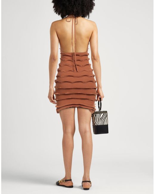 Blumarine Brown Mini-Kleid
