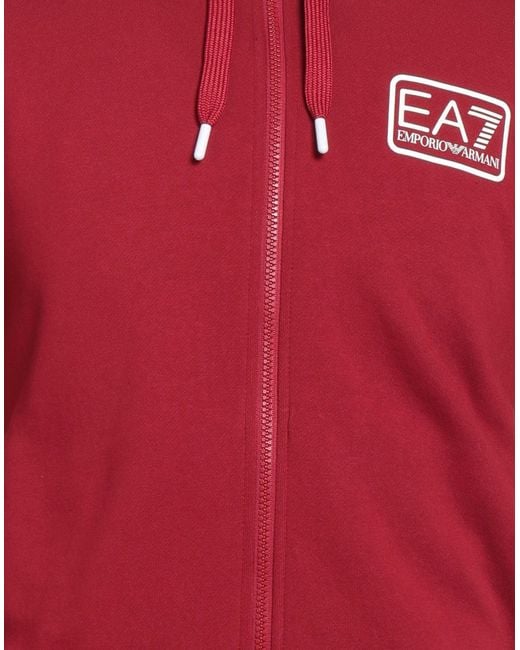 EA7 Red Sweatshirt for men
