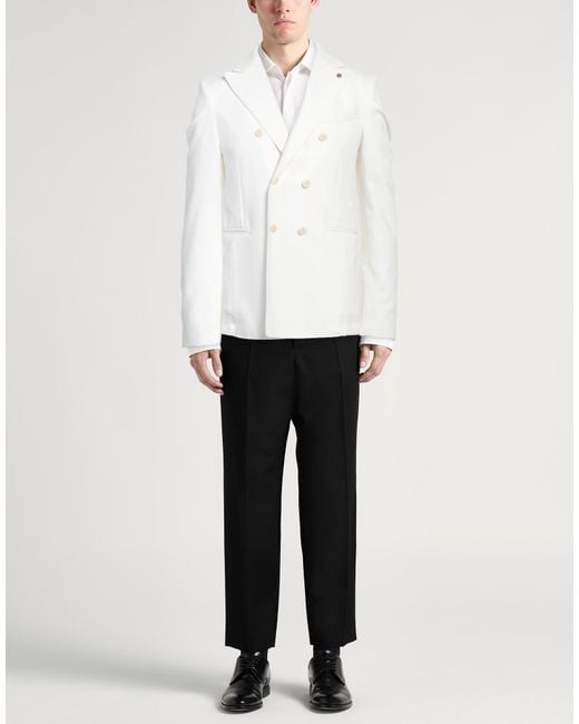 Barbati White Blazer for men