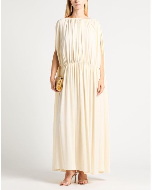 Erika Cavallini Semi Couture White Maxi Dress