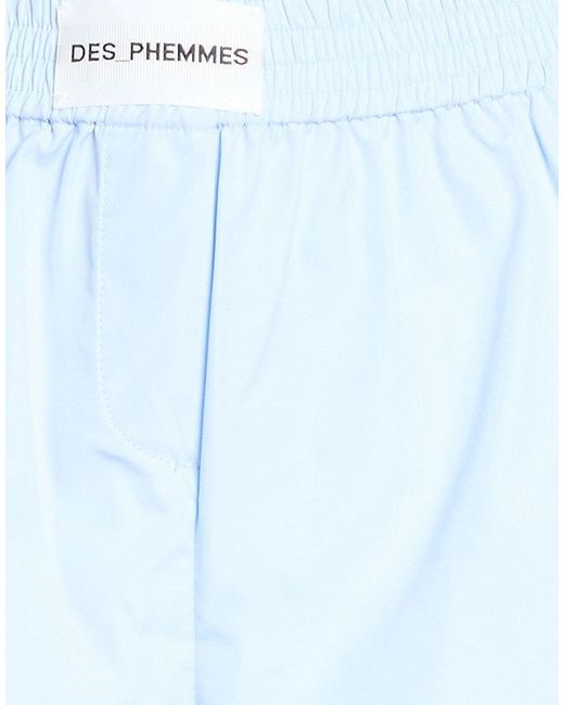 DES_PHEMMES Blue Shorts & Bermuda Shorts
