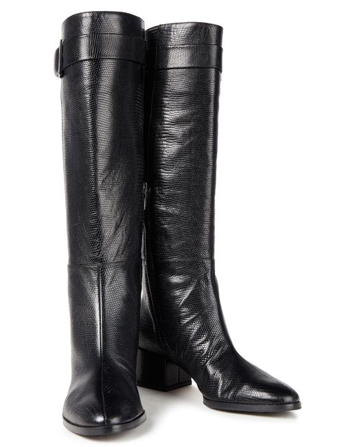 Sergio Rossi Black Knee Boots