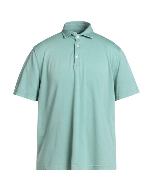 Fedeli Green Polo Shirt for men