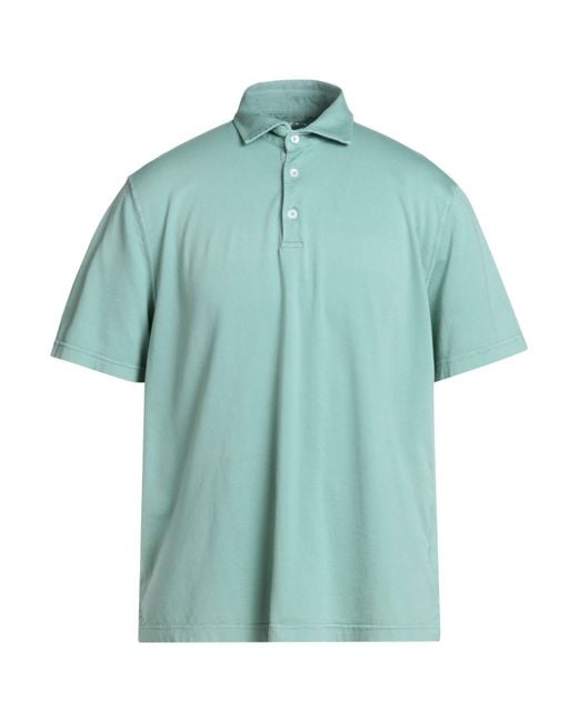 Fedeli Green Polo Shirt for men