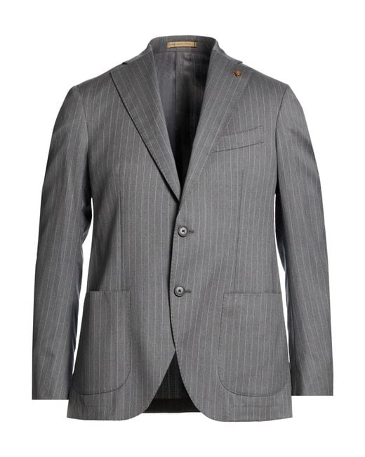 Sartoria Latorre Gray Blazer Wool for men