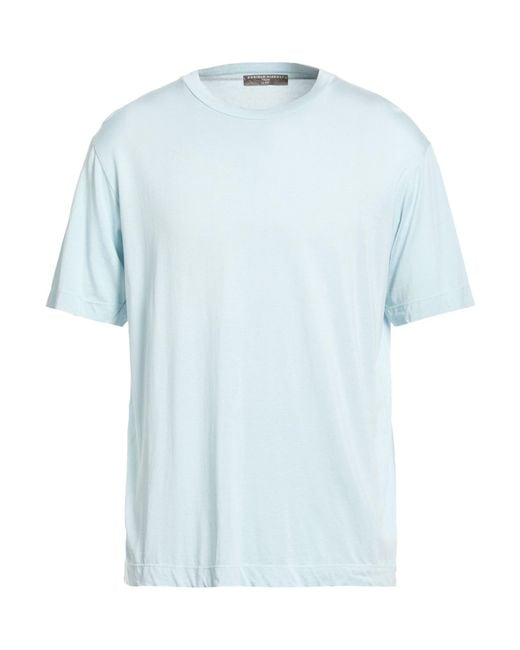 Daniele Fiesoli Blue Sky T-Shirt Cupro, Cotton for men
