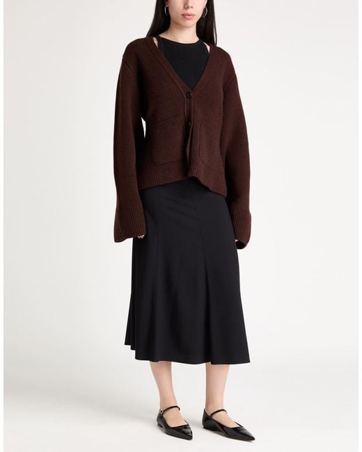 Khaite Brown Cardigans