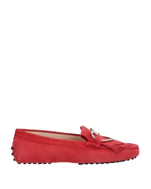 Tod's Red Loafer