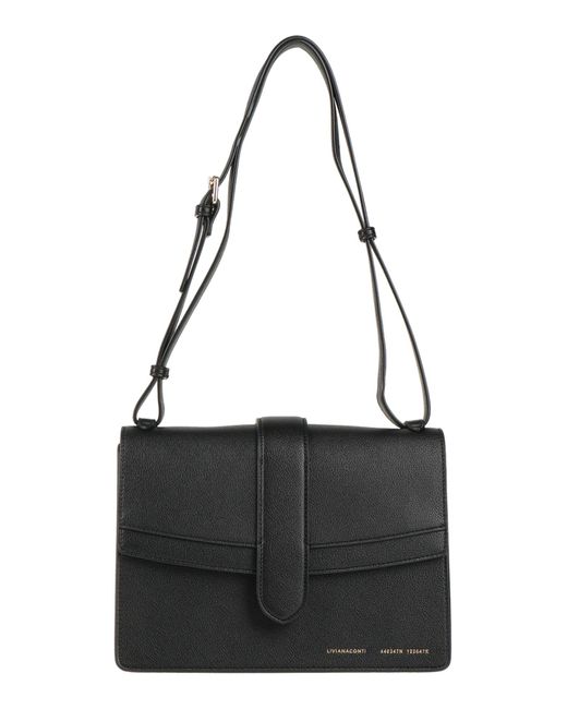 Liviana Conti Black Shoulder Bag