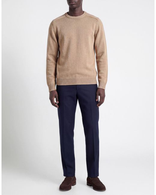 Diktat Brown Sweater Merino Wool for men