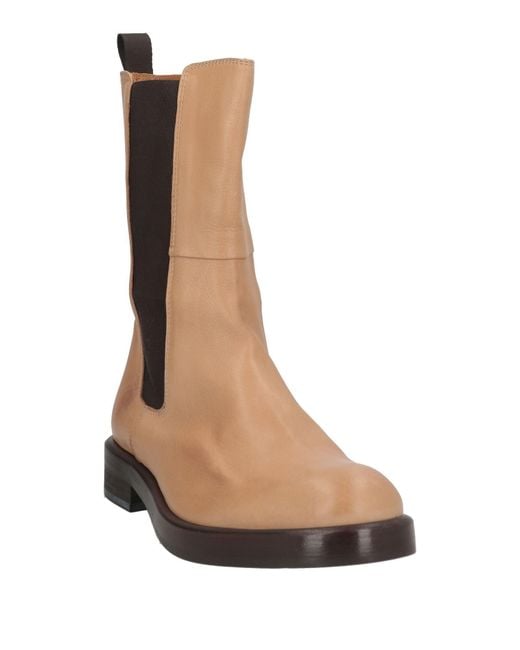 Duccio Del Duca Brown Ankle Boots Leather