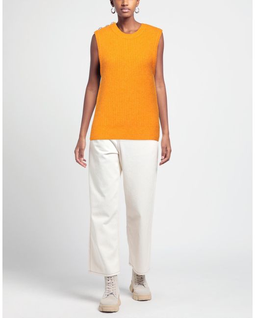 Ganni Orange Jumper