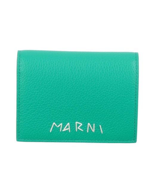 Marni Green Brieftasche
