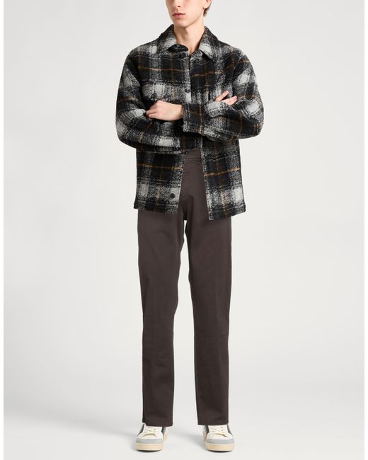 Harmont & Blaine Gray Dark Pants Cotton, Elastane for men