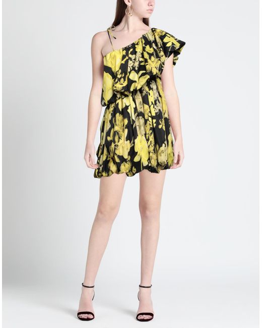 Kika Vargas Yellow Mini Dress