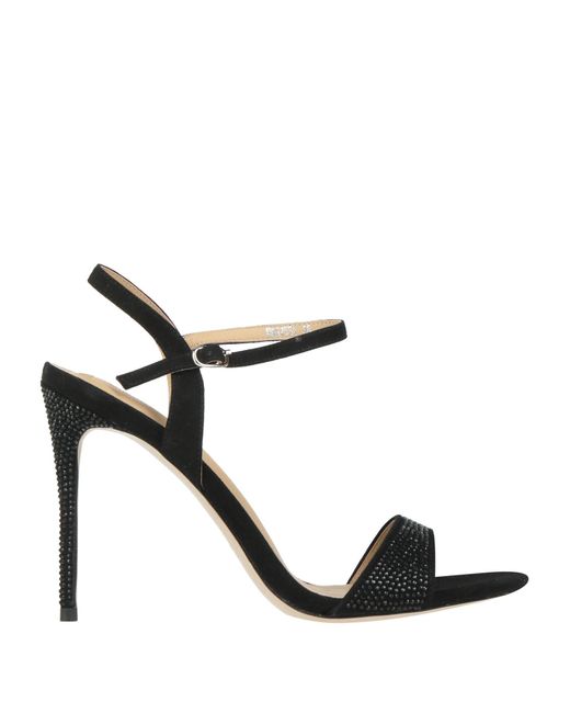 Gianmarco Lorenzi Black Sandals Leather