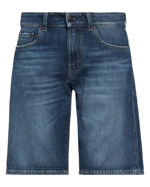 Modfitters Blue Denim Shorts for men