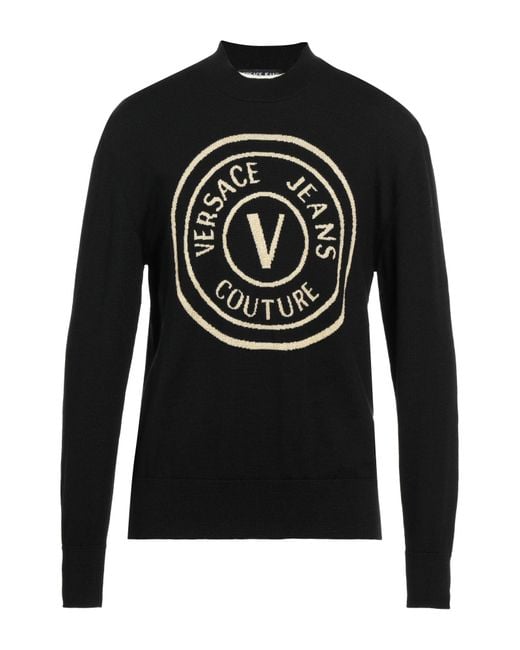 Pullover Versace Jeans Couture de hombre de color Black