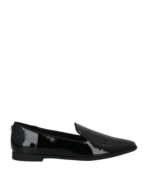 Steve Madden Black Mokassin
