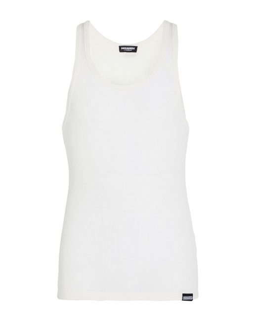 DSquared² White Undershirt for men