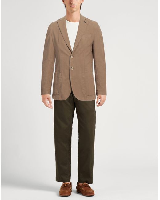 Paoloni Brown Blazer for men