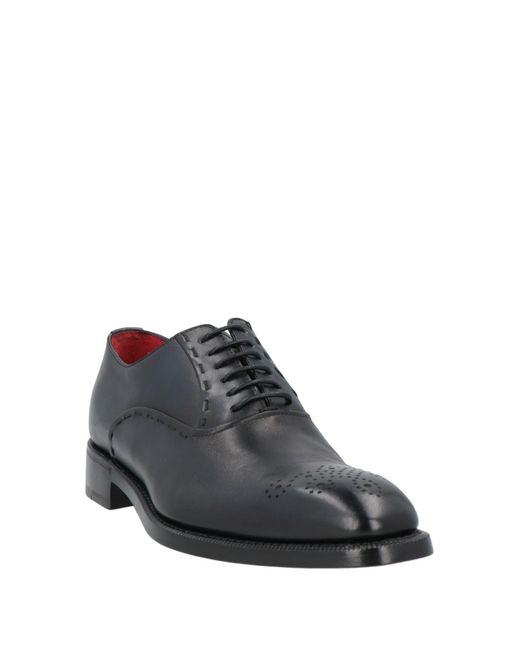 Barrett Gray Midnight Lace-Up Shoes Leather for men