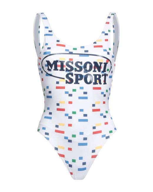 Missoni White One-piece Swimsuit