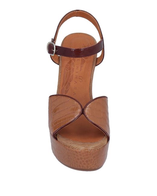 Chie Mihara Brown Sandals