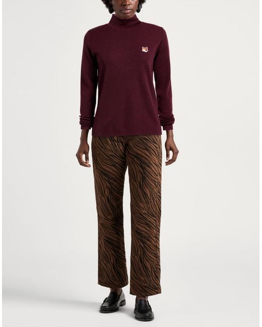 Maison Kitsuné Purple Turtlenecks
