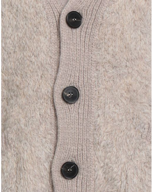 Roberto Collina Gray Light Cardigan Alpaca Wool, Nylon, Acrylic, Wool for men