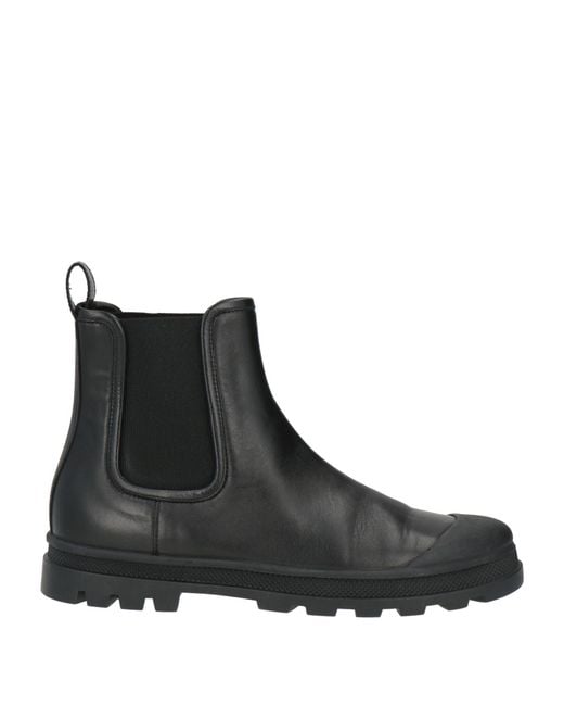 Fabiana Filippi Black Ankle Boots Leather